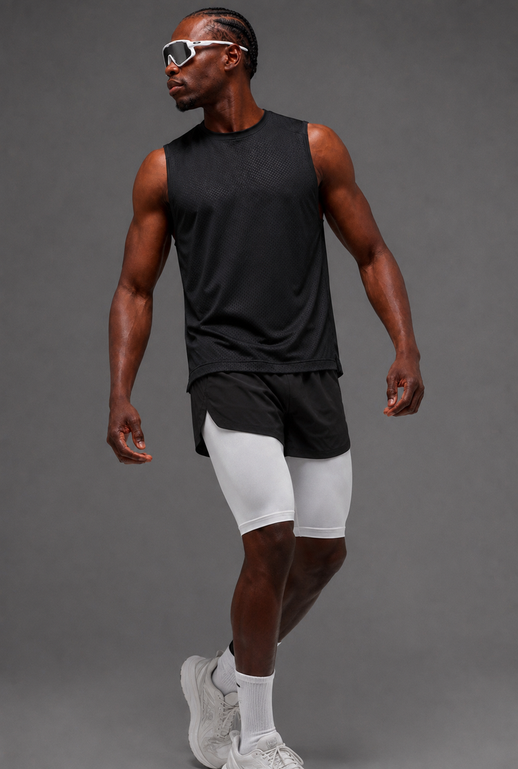 Run Mesh Vest Black