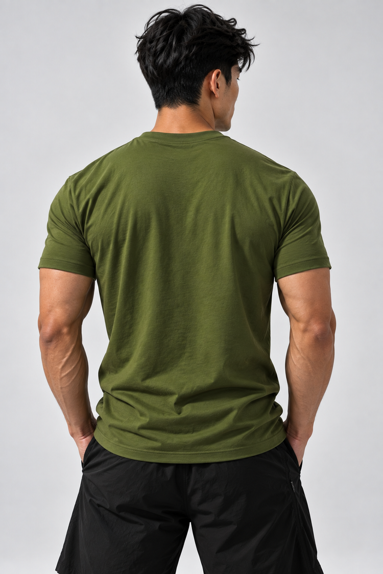 Crown Relaxed T Khaki