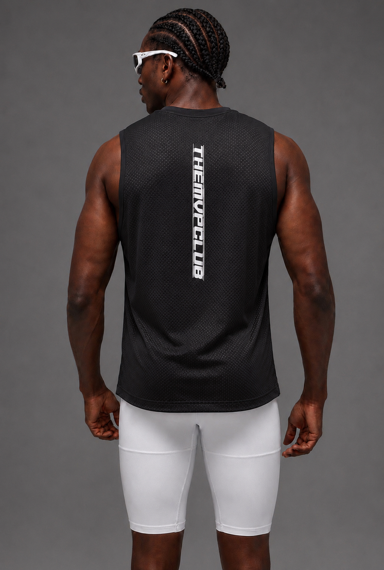 Run Mesh Vest Black