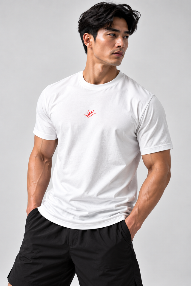 Crown Relaxed T White